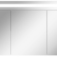 Шкаф-зеркало Аврора 100 с подсветкой LED Домино (DV8012HZ) в Лабытнанги - labytnangi.mebel24.online | фото