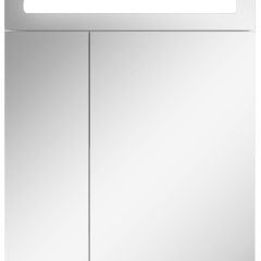 Шкаф-зеркало Аврора 60 с подсветкой LED Домино (DV8005HZ) в Лабытнанги - labytnangi.mebel24.online | фото 4
