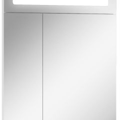 Шкаф-зеркало Аврора 60 с подсветкой LED Домино (DV8005HZ) в Лабытнанги - labytnangi.mebel24.online | фото 1