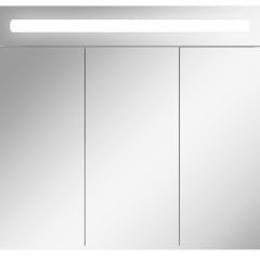 Шкаф-зеркало Аврора 80 с подсветкой LED Домино (DV8009HZ) в Лабытнанги - labytnangi.mebel24.online | фото 4