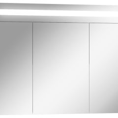Шкаф-зеркало Аврора 90 с подсветкой LED Домино (DV8011HZ) в Лабытнанги - labytnangi.mebel24.online | фото 1