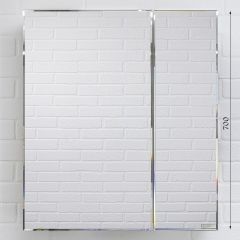 Шкаф-зеркало Bruno 60 левый/правый Домино (DBr2902HZ) в Лабытнанги - labytnangi.mebel24.online | фото 4