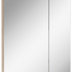 Шкаф-зеркало Bruno 60 левый/правый Домино (DBr2902HZ) в Лабытнанги - labytnangi.mebel24.online | фото 1