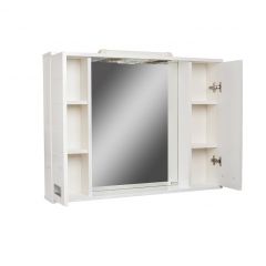 Шкаф-зеркало Cube 90 Эл. Домино (DC5012HZ) в Лабытнанги - labytnangi.mebel24.online | фото 3