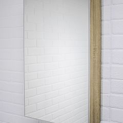 Шкаф-зеркало Мечта 50 Дуб сонома АЙСБЕРГ (DM2318HZ) в Лабытнанги - labytnangi.mebel24.online | фото 3