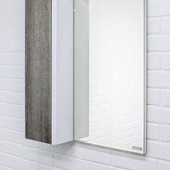 Шкаф-зеркало Uno 60 Дуб серый левый/правый Домино (DU1503HZ) в Лабытнанги - labytnangi.mebel24.online | фото 8