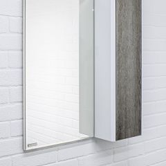 Шкаф-зеркало Uno 60 Дуб серый левый/правый Домино (DU1503HZ) в Лабытнанги - labytnangi.mebel24.online | фото 9