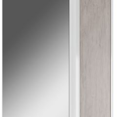 Шкаф-зеркало Uno 60 Дуб серый левый/правый Домино (DU1503HZ) в Лабытнанги - labytnangi.mebel24.online | фото
