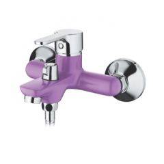 Смеситель для ванны Accoona A6367S фиолетовый в Лабытнанги - labytnangi.mebel24.online | фото