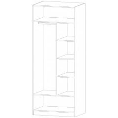 ДИАНА Шкаф 2-х створчатый в Лабытнанги - labytnangi.mebel24.online | фото 2
