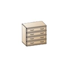 Спальня Карина композиция 5 (Ясень Асахи) в Лабытнанги - labytnangi.mebel24.online | фото 3