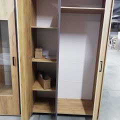 Спальный гарнитур МСП-1 (Модульный) Дуб золотой/Камень темный в Лабытнанги - labytnangi.mebel24.online | фото 16