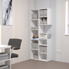 Стеллаж Элемент-2 (белый) в Лабытнанги - labytnangi.mebel24.online | фото 3