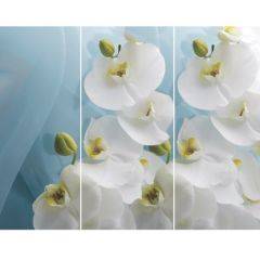Стол Бостон-3 (Белая Орхидея) 1100/1420*700, опора Брифинг в Лабытнанги - labytnangi.mebel24.online | фото 2