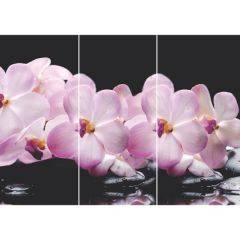 Стол Бостон-3 (Розовая Орхидея) 1100/1420*700, опора Брифинг в Лабытнанги - labytnangi.mebel24.online | фото 2