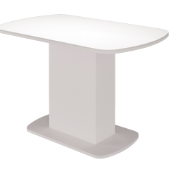 Стол обеденный Соренто (Белый глянец) в Лабытнанги - labytnangi.mebel24.online | фото 2