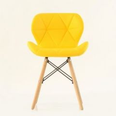 Стул Barneo N-42 Perfecto PU желтый в Лабытнанги - labytnangi.mebel24.online | фото 2