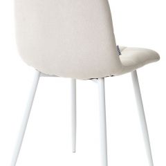 Стул CHILLI UF860-01B бежевый, ткань/белый каркас М-City в Лабытнанги - labytnangi.mebel24.online | фото 2
