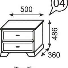 Тумба прикроватная Венеция 4 в Лабытнанги - labytnangi.mebel24.online | фото 3