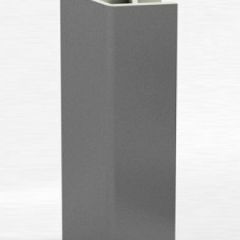Угловое соединение для цоколя 135 гр. h100 мм (Алюминий, Белый, Черный, Сонома) в Лабытнанги - labytnangi.mebel24.online | фото