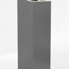 Угловое соединение для цоколя 135 гр. h150 мм (Алюминий, Белый, Черный, Сономаый) в Лабытнанги - labytnangi.mebel24.online | фото