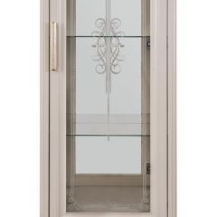 Витрина одностворчатая Мокко (бежевый) в Лабытнанги - labytnangi.mebel24.online | фото 2