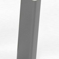 Торцевая заглушка  для цоколя h100 мм (Алюминий, Белый, Черный, Сонома) в Лабытнанги - labytnangi.mebel24.online | фото 1