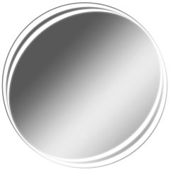Зеркало Берг 700х700 с подсветкой Домино (GL7055Z) в Лабытнанги - labytnangi.mebel24.online | фото