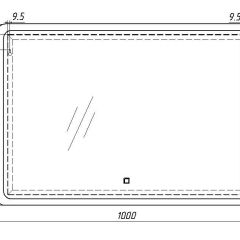 Зеркало Dream 100 alum с подсветкой Sansa (SD1024Z) в Лабытнанги - labytnangi.mebel24.online | фото 7