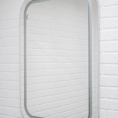 Зеркало Elis 100 white с подсветкой Sansa (SEe1045Z) в Лабытнанги - labytnangi.mebel24.online | фото 2