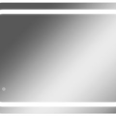 Зеркало Elis 100 white с подсветкой Sansa (SEe1045Z) в Лабытнанги - labytnangi.mebel24.online | фото 1