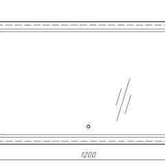 Зеркало Galaxy 120 alum с подсветкой Sansa (SG1010Z) в Лабытнанги - labytnangi.mebel24.online | фото 7