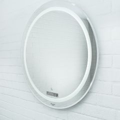 Зеркало Gia 75 white с подсветкой Sansa (SGa1044Z) в Лабытнанги - labytnangi.mebel24.online | фото 2