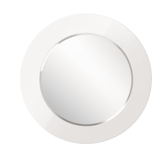 Зеркало круглое белый (РМ/02) в Лабытнанги - labytnangi.mebel24.online | фото