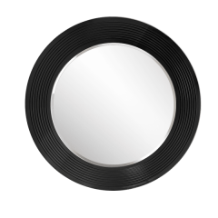 Зеркало круглое черный (РМ/02(S) в Лабытнанги - labytnangi.mebel24.online | фото 1