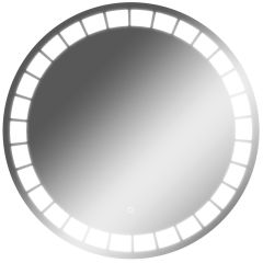 Зеркало Маскат 700х700 с подсветкой Домино (GL7057Z) в Лабытнанги - labytnangi.mebel24.online | фото 1