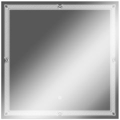 Зеркало Паликир 700х700 с подсветкой Домино (GL7051Z) в Лабытнанги - labytnangi.mebel24.online | фото