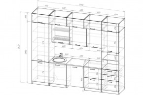 АНТИКА Кухонный гарнитур Экстра 5 (3000 мм) в Лабытнанги - labytnangi.mebel24.online | фото 2