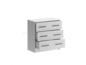 БАСЯ Комод 3 ящика (белый) в Лабытнанги - labytnangi.mebel24.online | фото