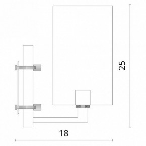 Бра Divinare Porta 5933/01 AP-1 в Лабытнанги - labytnangi.mebel24.online | фото 3