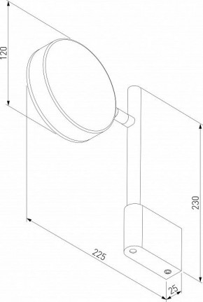 Бра Elektrostandard Tobi a064593 в Лабытнанги - labytnangi.mebel24.online | фото 3