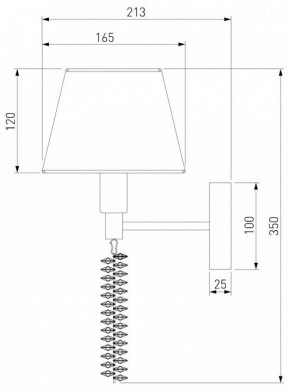 Бра Eurosvet Charuel 60148/1 матовое золото в Лабытнанги - labytnangi.mebel24.online | фото
