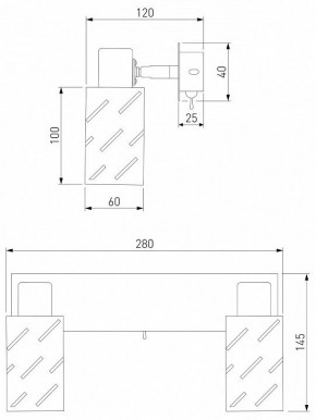 Бра Eurosvet Fente 20090/2 белый/хром в Лабытнанги - labytnangi.mebel24.online | фото 5