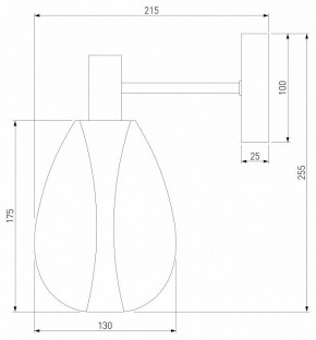 Бра Eurosvet Magma 60175/1 латунь в Лабытнанги - labytnangi.mebel24.online | фото 3