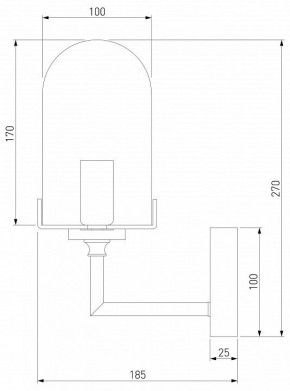 Бра Eurosvet Pluto 60156/1 хром в Лабытнанги - labytnangi.mebel24.online | фото 2