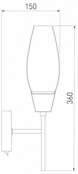 Бра Eurosvet Thalia 60140/1 сатин-никель в Лабытнанги - labytnangi.mebel24.online | фото 3