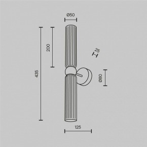 Бра Maytoni Antic MOD302WL-02CG1 в Лабытнанги - labytnangi.mebel24.online | фото 3