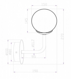 Бра Maytoni Erich MOD221-WL-01-N в Лабытнанги - labytnangi.mebel24.online | фото 3