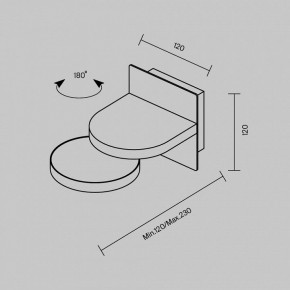Бра Maytoni Flap MOD354WL-L12W3K в Лабытнанги - labytnangi.mebel24.online | фото 5