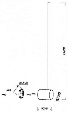 Бра Maytoni Light stick MOD237WL-L6BS3K в Лабытнанги - labytnangi.mebel24.online | фото 4